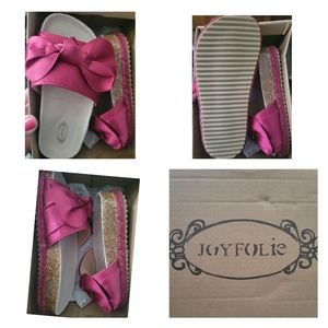 BRAND NEW IN BOX ☆ JOYFOLIE ANA BOW SANDALS